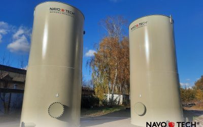 A new batch of polypropylene tanks for the food industry